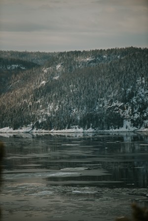 Le fjord du Saguenay en hiver